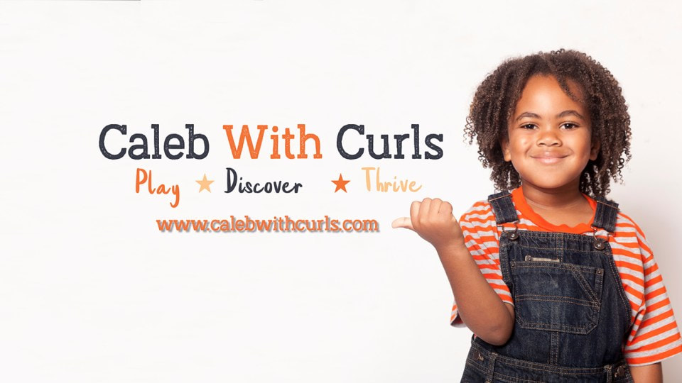 caleb with curls